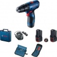 Aku vrtačka Bosch GSR 120-LI Professional 12V/2,0 Ah plus 23ks příslušenství 06019G8002 Aku vrtačka Bosch GSR 120-LI Professional 12V/2,0 Ah plus 23ks příslušenství 06019G8002