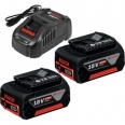 BOSCH GBA 18 V 5,0 Ah Akumulátor 2 ks + GAL 1880 CV Rychlonabíječka BOSCH GBA 18 V 5,0 Ah Akumulátor 2 ks + GAL 1880 CV Rychlonabíječka