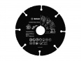 Carbidový řezný kotouč z tvrdokovu Bosch Carbide Multi Wheel na DŘEVO, PLASTY a HŘEBÍKY do úhlové brusky 115 mm x 22.23 mm (2608623012)