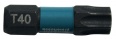 Torzní bit 1/4" Impact Black T40, 25mm 2 ks Makita B-63703 Torzní bit 1/4" Impact Black T40, 25mm 2 ks Makita B-63703