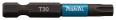 Torzní bit 1/4" Impact Black T30, 50mm 2 ks Makita B-63806 Torzní bit 1/4" Impact Black T30, 50mm 2 ks Makita B-63806