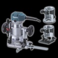 Makita RT0702CX2J Kombinovan frzka s psluenstvm 700W,Makpac